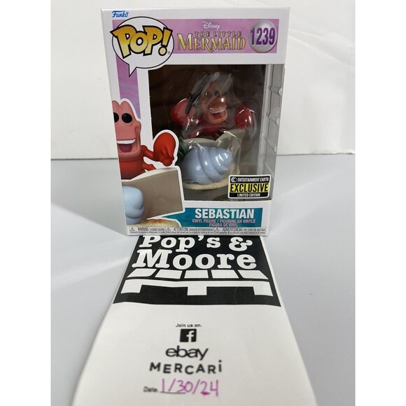 Funko Pop! The Little Mermaid: Sebastian 1239 Exclusive Vinyl Figure Brand New - Picture 1 of 8